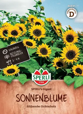 Produktbild von SPERLI Sonnenblumensamen Gigant Helianthus annuus 20 Pflanzen
