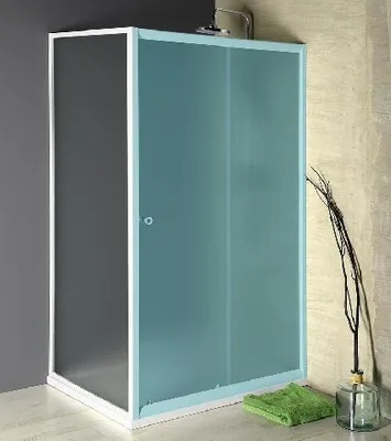 Produktbild von Aqualine AMADEO Seitenwand 800mm, Brick Glas