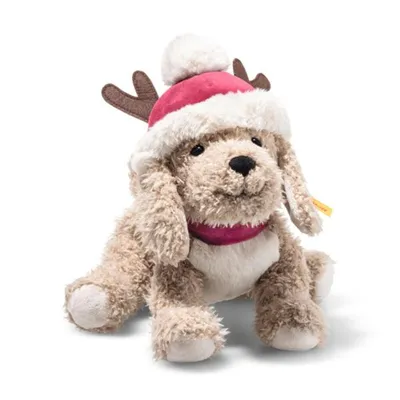 Productafbeelding van Steiff Rudy, kersteditie, hond, beige, 27 cm