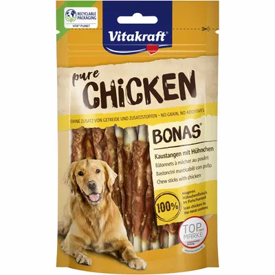 Produktbild von Vitakraft 58597, Kauartikel, Hund, Universal, Huhn, 80 g, Zuckerfrei