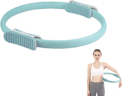 Image de Anneau de Pilates avec double revêtement antidérapant – Anneau de Pilates pour les abdominaux, les jambes et les fessiers