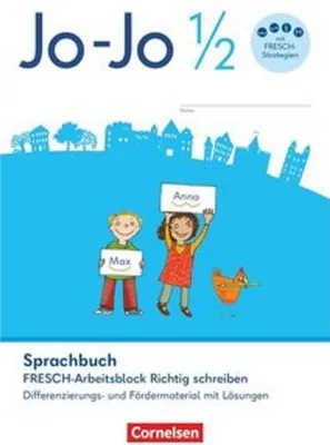Immagine prodotto di Jo-Jo Sprachbuch - Aktuelle allgemeine Ausgabe. 1./2. Schuljahr - Fresch-Arbeitsblock