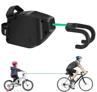 Produktbild von Fahrrad Abschleppseil Kinder 2.5M Einziehbar bis 90kg Nylon Elastisch