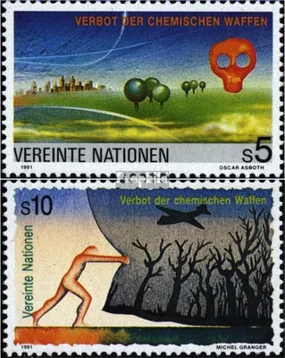 Produktbild von Briefmarken UNO - Wien 1991 Mi 119-120 (kompl.Ausg.) FDC Freimarken
