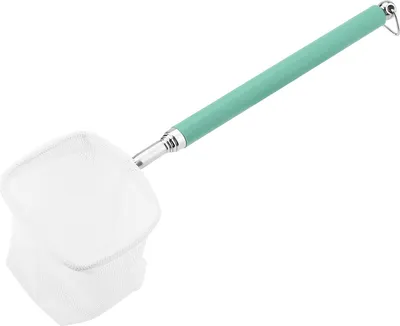 Produktbild von Ausziehbares Teleskop-Fischgarnelen-Abschöpfnetz für Aquarium Fischteich (Grünes Quadrat)