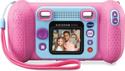 Produktbild von VTech KidiZoom Kid 4 Pink Kinderkamera Spiele Elternkontrolle 4-8 Jahre