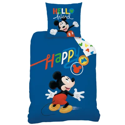 Produktbild von Disney Mickey Mouse Bettbezug, Amazing - 140 x 200 + 63 x 63 cm - Baumwolle