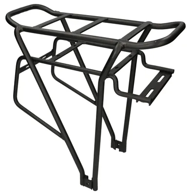 Produktbild von windmeile | Gepäckträger für Akkus mit 395x148x76mm, Aluminiumlegierung, Schwarz, 4 Befestigungspunkte, 395x148x76mm, E-Bike, Elektro Fahrrad, Pedelec