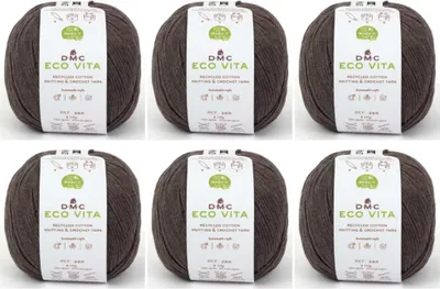 Obrázok produktu pre 6x DMC Eco Vita – priadza z 80 % recyklovanej bavlny a 20 % recyklovaných vlákien, 388, (farba 11)