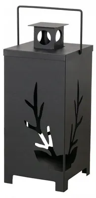 Produktbild von Boltze Weihnachts Metall-Laterne mit Rentier 50 cm