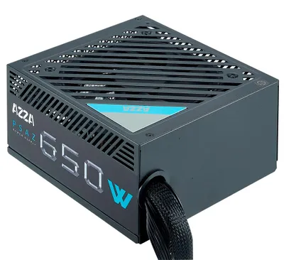 Produktbild von AZZA Netzteil 650W PSAZ 120mm black (80+ Bronze) retail