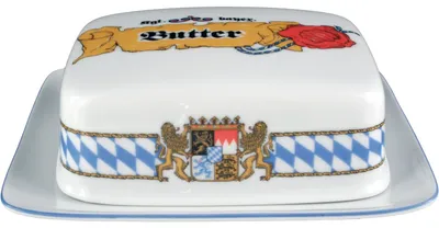 Produktbild von SELTMANN Compact Butterdose, Höhe: 62 mm, Breite: 140 mm, Bayern