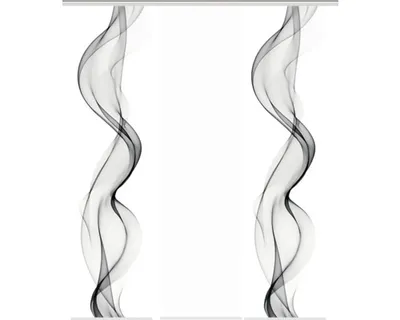 Produktbild von 80265 Schiebegardine ALBERTA, Digitaldruck Seidenoptik, 245x60 cm, Set