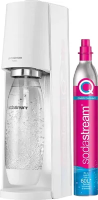 Immagine prodotto di SodaStream Soda Maker Terra bianco QC con CO2 e bottiglia PET da 1L (1012811410)