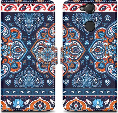 Obrázek produktu pro Cadorabo Protective Case for Sony Xperia XA2 Case Design Blue Mobile Phone Case Cover Case Magnetic Case Cover