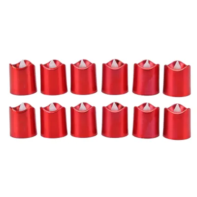 Imagen del producto de Lámpara de vela LED roja, luz de vela LED roja, luz de vela LED electrónica, luz de vela LED para festivales, lámpara de vela LED, luz de vela LED