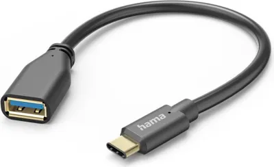 Immagine prodotto di Cavo adattatore USB, OTG, spina USB-C - presa USB-A, 15 cm, nero (00125105)