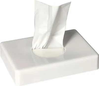 Produktbild von 24 Stück Medi-Inn® Halter 13,3 cm x 9,7 cm x 2,6 cm weiss für Hygienebeutelbox