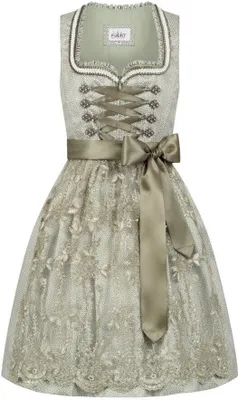 Produktbild von Mini-Dirndl Vivian in Grün von Nübler Größe 46