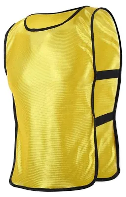 Produktbild von Trainingsshirt-Set – Markiershirts – Bequem und atmungsaktiv – Gelb – Für Kinder und Erwachsene – Perfekt für Sporttraining