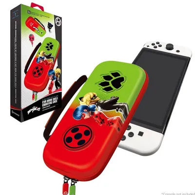 Obrázok produktu pre Hyperkin M07541-MTBC, Tvrdé puzdro, Nintendo, Zelená, Červená, EVA (etyl-vinyl-acetát), Nintendo Switch, Nintendo Switch Lite, Nintendo Switch OLED, Odolné voči nárazom, Odolné voči pádom, Odolné proti poškriabaniu, Odolný proti nárazom, Vode odolné