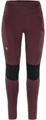 Zdjęcie produktu dla Fjällräven Abisko Trekking HD, legginsy damskie, kolor: Port, rozmiar: M