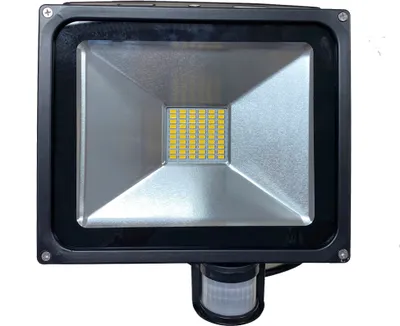 Immagine prodotto di Greenmigo 50W SMD LED faretto con sensore di movimento, faretto LED per esterni 3000K bianco caldo/bianco caldo proiettore IP65 impermeabile proiettore per esterni per giardino garage campo sportivo