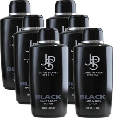 Produktbild von John Player Special Black Hand & Body Lotion 6 x 500 ml