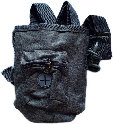 Image de Sac d'entraînement pratique pour chiens - Gris - 14 x 17 cm