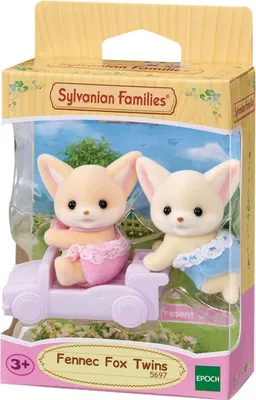 Zdjęcie produktu dla Figurki Sylvanian Families – bliźniaki Fennec Fox