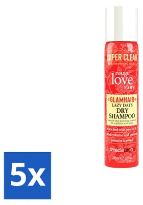 Produktbild von 5 x Treaclemoon Droogshampoo Rouge Love - 200 ml - Vorteilspackung - 5 Stücke