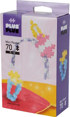 Produktbild von Plus-Plus Mini Pastel 70 - Schmuck Bausteine Konstruktionsbausteine