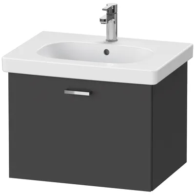 Produktbild von Waschtischunterbau XBASE 1 Auszug 448x600x458mm graphit matt 448 x 600 x 458 mm graphit matt
