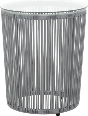 Obrázok produktu pre vidaXL 3-dielna súprava Bistro s vankúšmi PE Rattan Grey