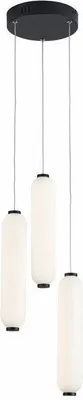 Immagine prodotto di Lampada a sospensione LED Catkin nera 8W, bianco neutro, 1920 lm, vetro, dimensioni: 120x21x21 cm, IP20, Reality