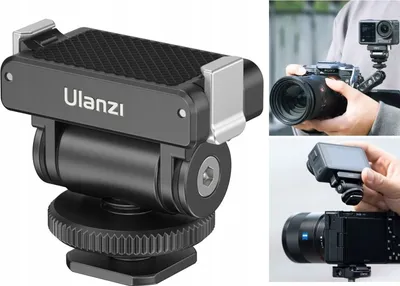 Productafbeelding van Adapter, houder, bevestiging, kop met 1/4-inch schroefdraad, ISO-montage voor DJI ACTION 3 / 4, Ulanzi / CA22