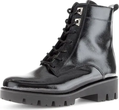 Produktbild von Gabor Schnürstiefeletten 52.055.97 schwarz(Flau/gold) HW 24/25, Größe:5