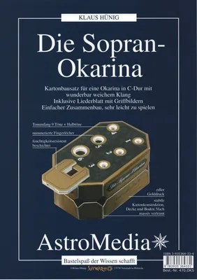 Produktbild von Die Sopran-Okarina - Kartonbausatz