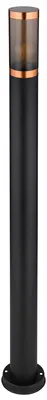 Produktbild von Globo Lighting Außenleuchte Edelstahl schwarz, 1x E27