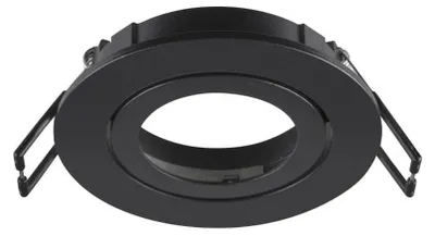 Zdjęcie produktu dla SLV 1007332 NEW TRIA 68, wpuszczany pierścień sufitowy, D: 8,2 H: 2,6 cm, czarny