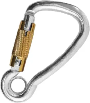 Image de Kong Italy Carbon Harness Autoblock Round Eyelet Karabinerhaken Silber Silber One Size