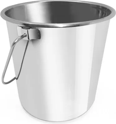Obrázek produktu pro Nerezový kbelík s rukojetí - 10L - Kuchyně a potraviny