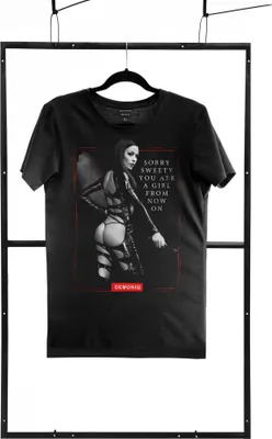 Zdjęcie produktu dla T shirt men black S regular