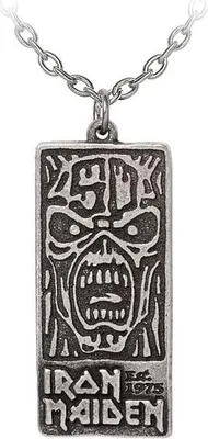 Immagine prodotto di Ciondolo Iron Maiden  50° anniversario color argento Standard