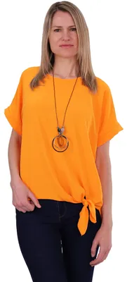 Produktbild von Malito - Damen Oversize Bluse - kurzärmlige Frauen Tunika mit bequemen Schnitt -