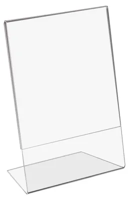 Tischaufsteller aus Acryl im Hoch- und Querformat HMF in DIN A5