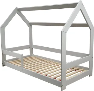 Produktbild von NeedSleep® Hausbett 160x80 Kinderbett grau