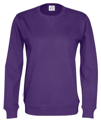 Image de Cottover - Sweatshirt pour hommes, col rond, modèle ET375 (Taille S) (Violet)