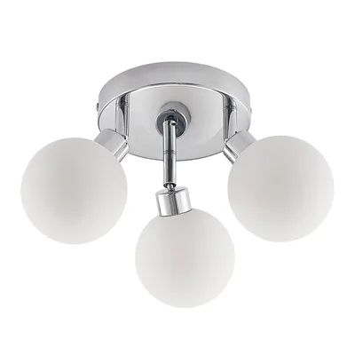 Immagine prodotto di Plafoniera Lindby Zaniba, cromo, rotonda