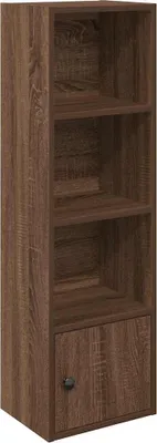 Obrázek produktu pro vidaXL Regál na knihy Hnědý dubový vzhled 31x24x102 cm Materiál na bázi dřeva